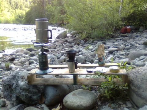 spring morning on the chemainus river