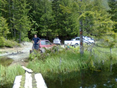 nice dock and lots of fish at reinhart